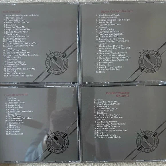 Diana Ross Musical Memoirs Forever 4 CD Set 1993 - Picture 2 of 3